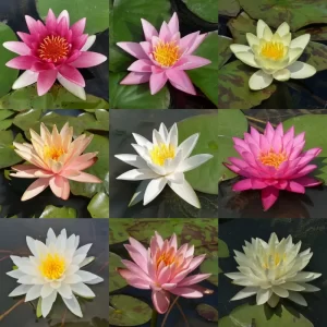 Water lily selected by us (colour of your choice)